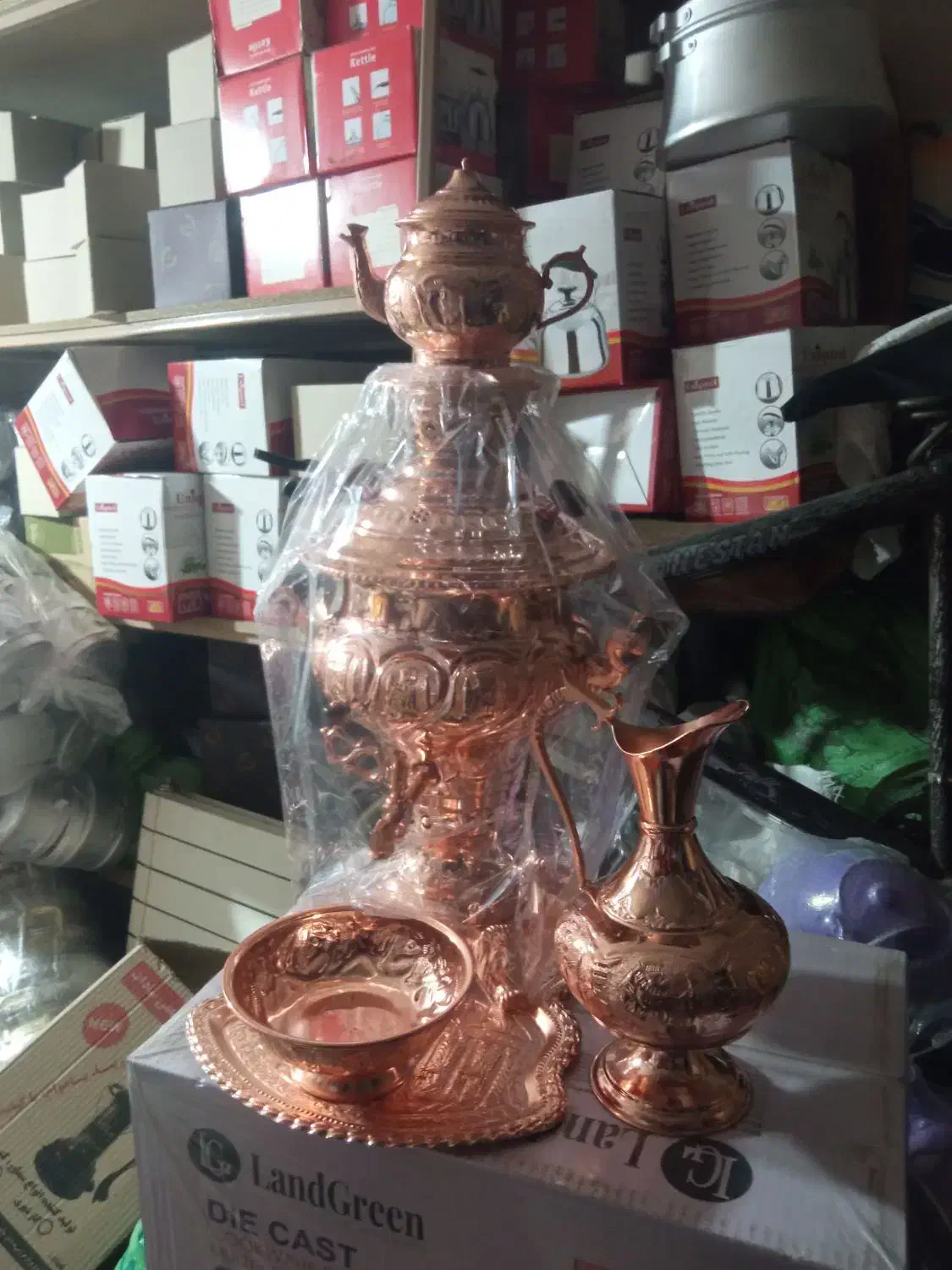 سرویس سماور مس|سماور، چای‌ساز، قهوه‌ساز|بیرجند, |دیوار