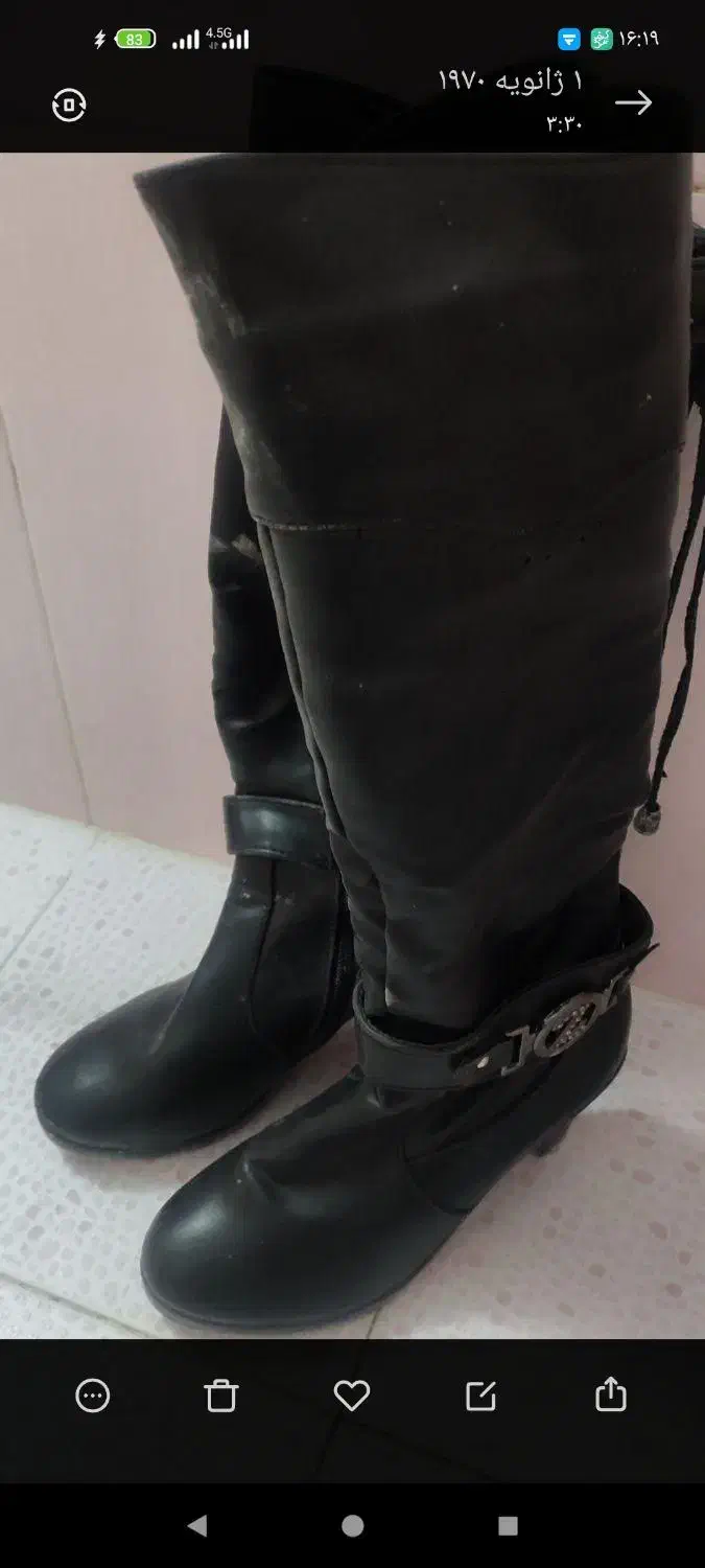 چکمه سایز ۳۸|کیف، کفش، کمربند|مبارکه, |دیوار