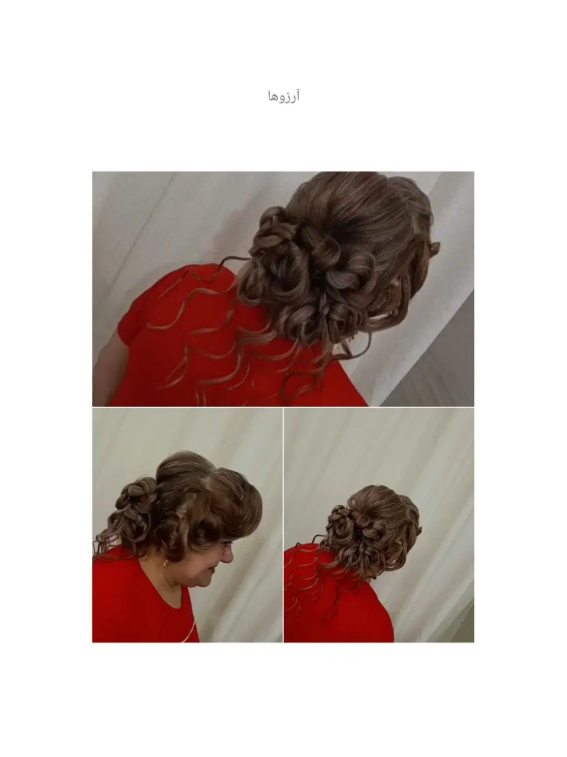 شنیون|خدمات آرایشگری و زیبایی|اردبیل, |دیوار