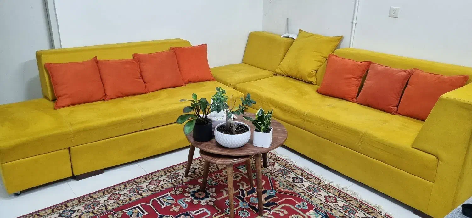 مبل ال راحتی ۸ نفره|مبلمان خانگی و میز عسلی|تهران, حشمتیه|دیوار