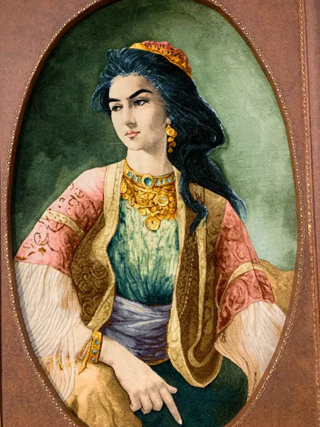 تابلو فرش دستبافت دختر عثمانی|تابلو فرش|تهران, بازار|دیوار