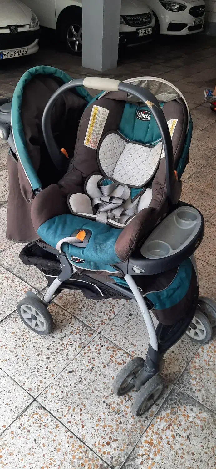 کالسکه کریر و بیس Chicco|کالسکه و لوازم جانبی|تهران, هروی|دیوار