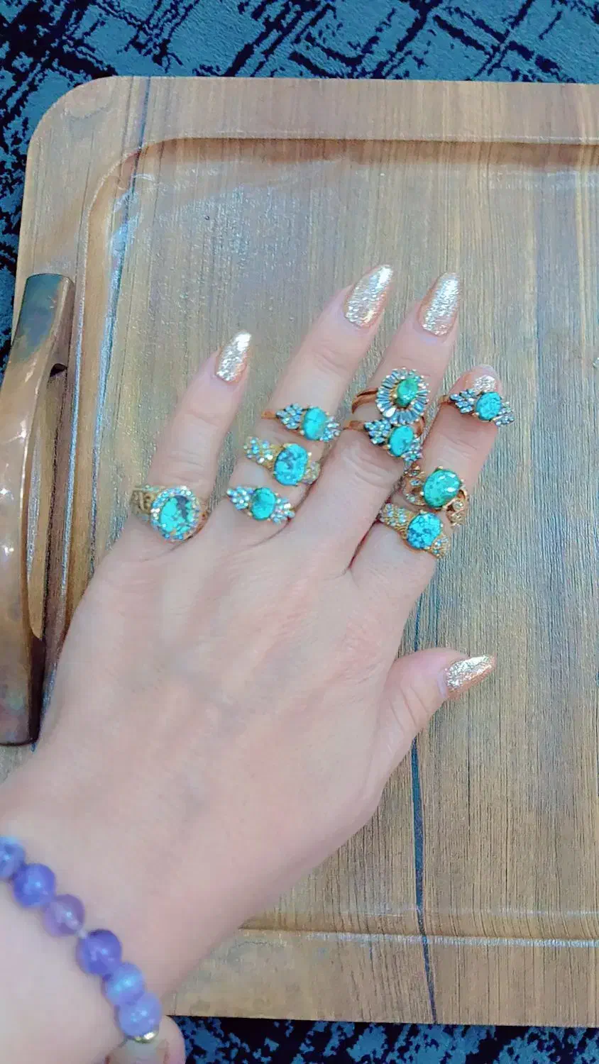 انگشتر فیروزه اصل نیشابور رکاب طلا روس|جواهرات|تهران, والفجر (افسریه)|دیوار