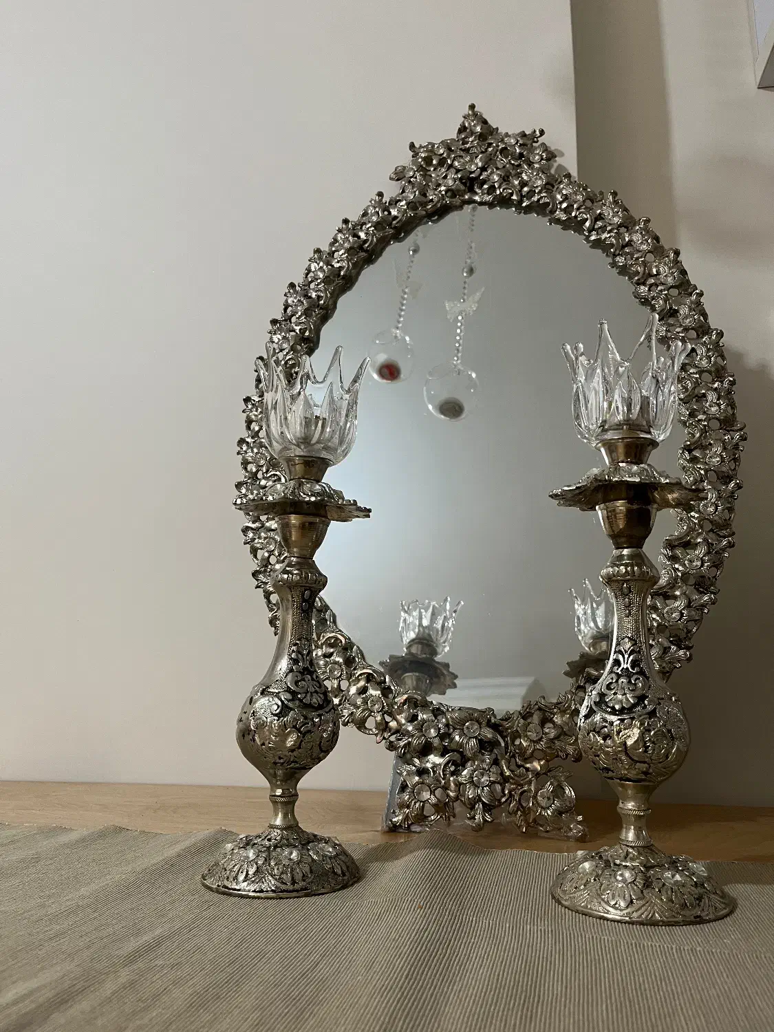 آینه شمعدان برنج|آینه|تهران, شادمان|دیوار