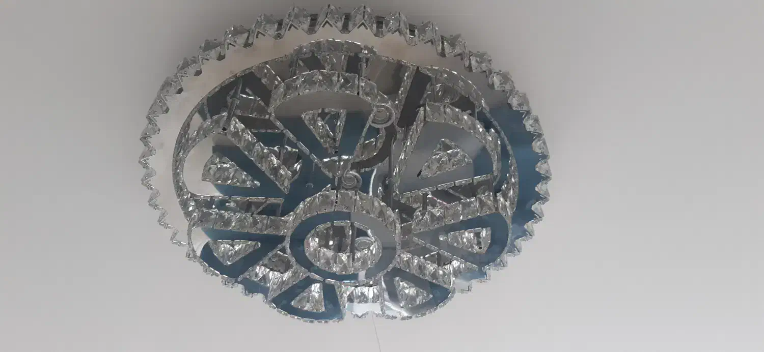 لوستر ال ای دی کریستالی|لوستر و چراغ آویز|اصفهان, شیخ اشراق|دیوار