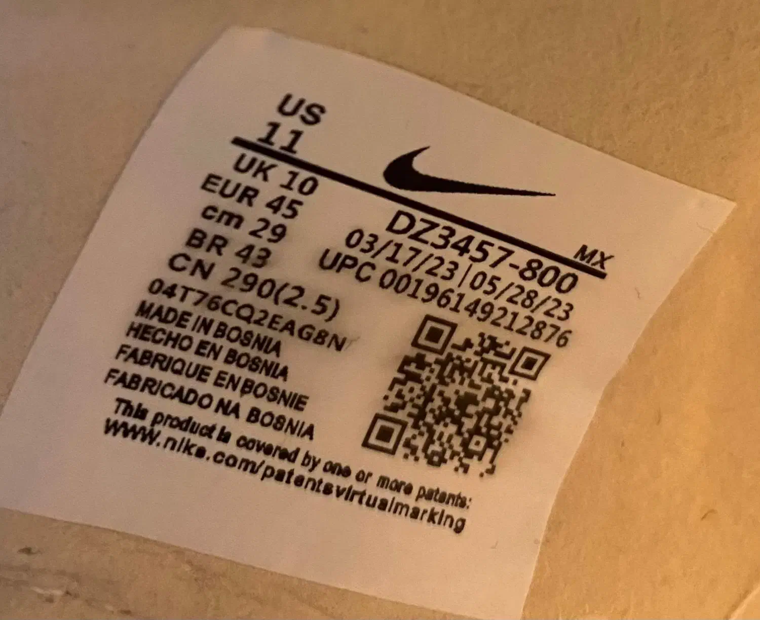 کفش نایکی ایر زوم سایز 45|کیف، کفش، کمربند|اصفهان, کوی ولی عصر|دیوار