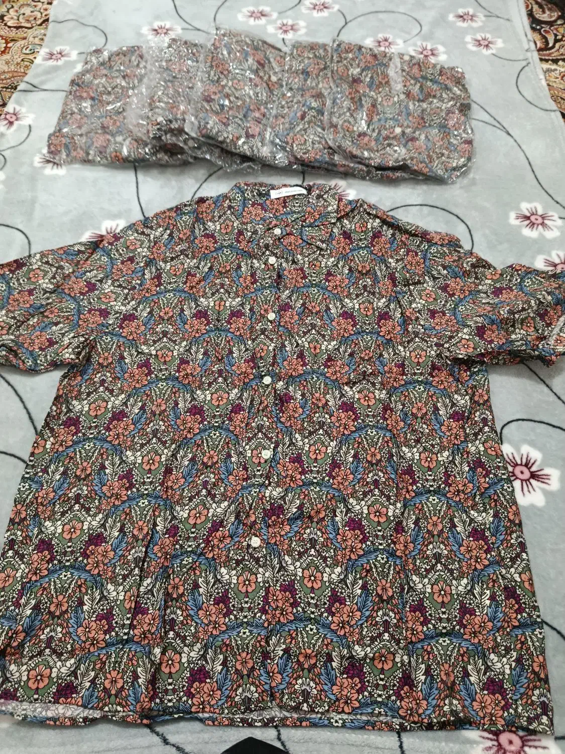 ۶عدد شومیز نخی وارداتی نو قواره بزرگ|لباس|درگهان, |دیوار