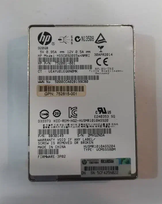 SSD 920GB SAS SSF HP|قطعات و لوازم جانبی رایانه|تهران, میدان ولیعصر|دیوار
