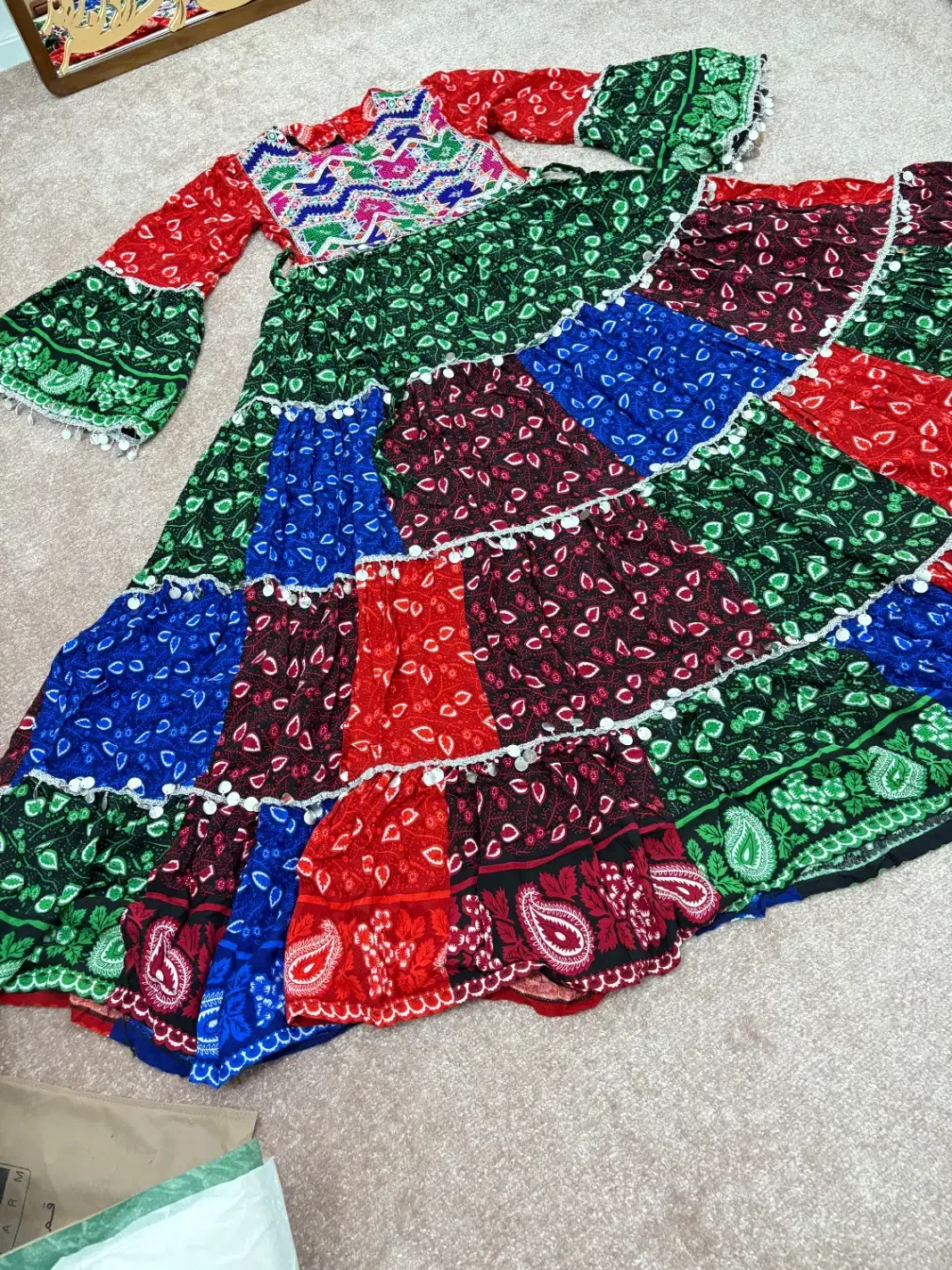 لباس افغانستانی مجلسی فرمالیته عکاسی|لباس|قم, شهرک امام حسن|دیوار