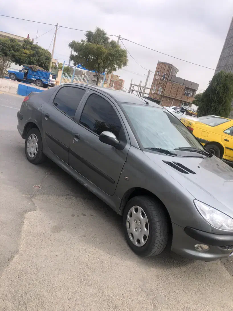 ۲۰۶ صندوق دار متور تیوفایو رنگ خاکستری دوره رنگ|خودرو سواری و وانت|بازرگان, |دیوار