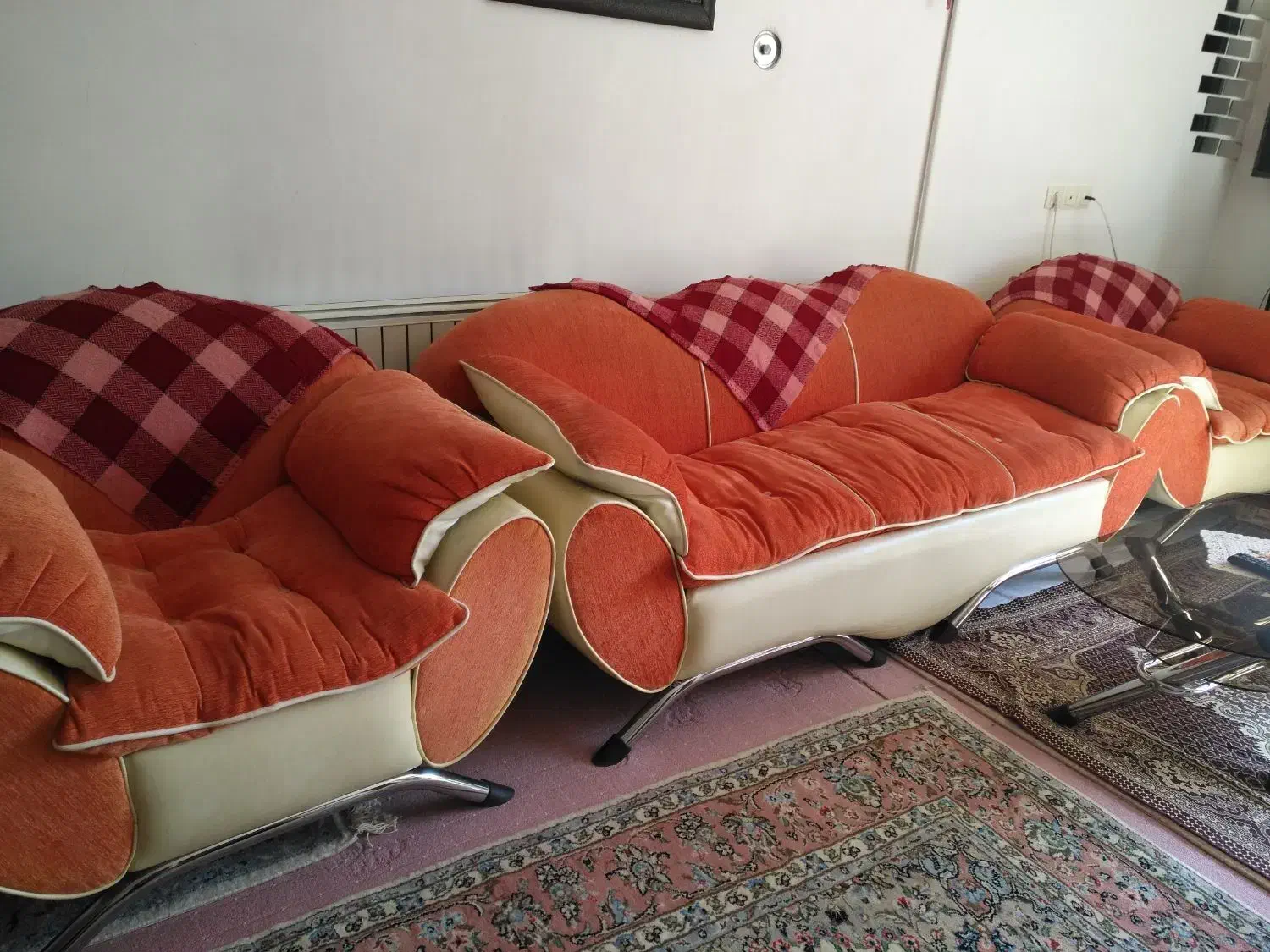 مبلمان هفت نفره|مبلمان خانگی و میز عسلی|خرم‌آباد, |دیوار