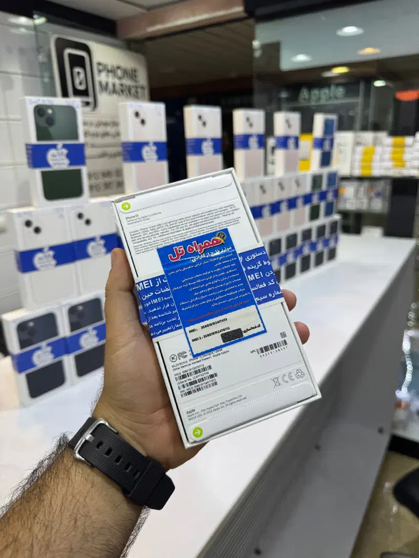 اپل 13 normal با حافظه ۱۲۸ اکبند با گارانتی|موبایل|تهران, آشتیانی|دیوار