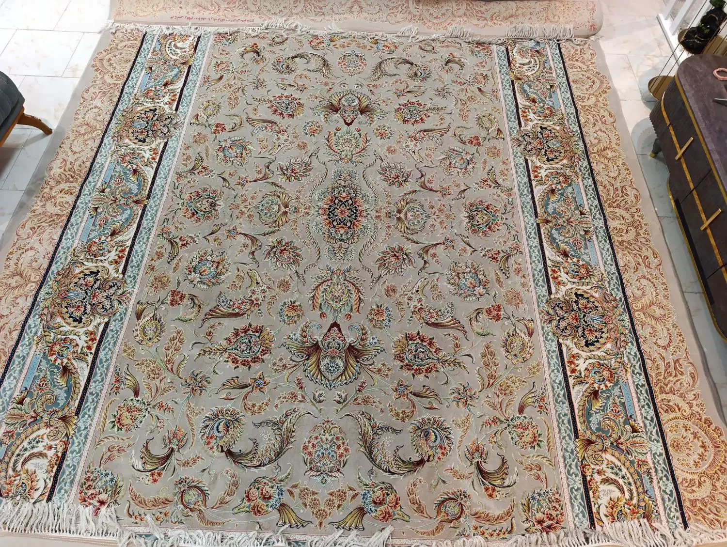 فرش۱۲متری۱۰۰۰شانه تراکم۳۰۰۰|فرش|گرگان, |دیوار