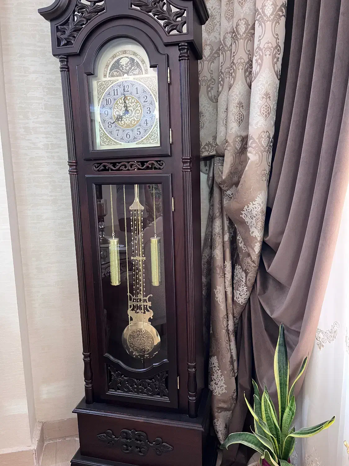 ساعت دکوری ایستاده چوب درجه یک|ساعت دیواری و تزئینی|سبزوار, فرهنگیان|دیوار