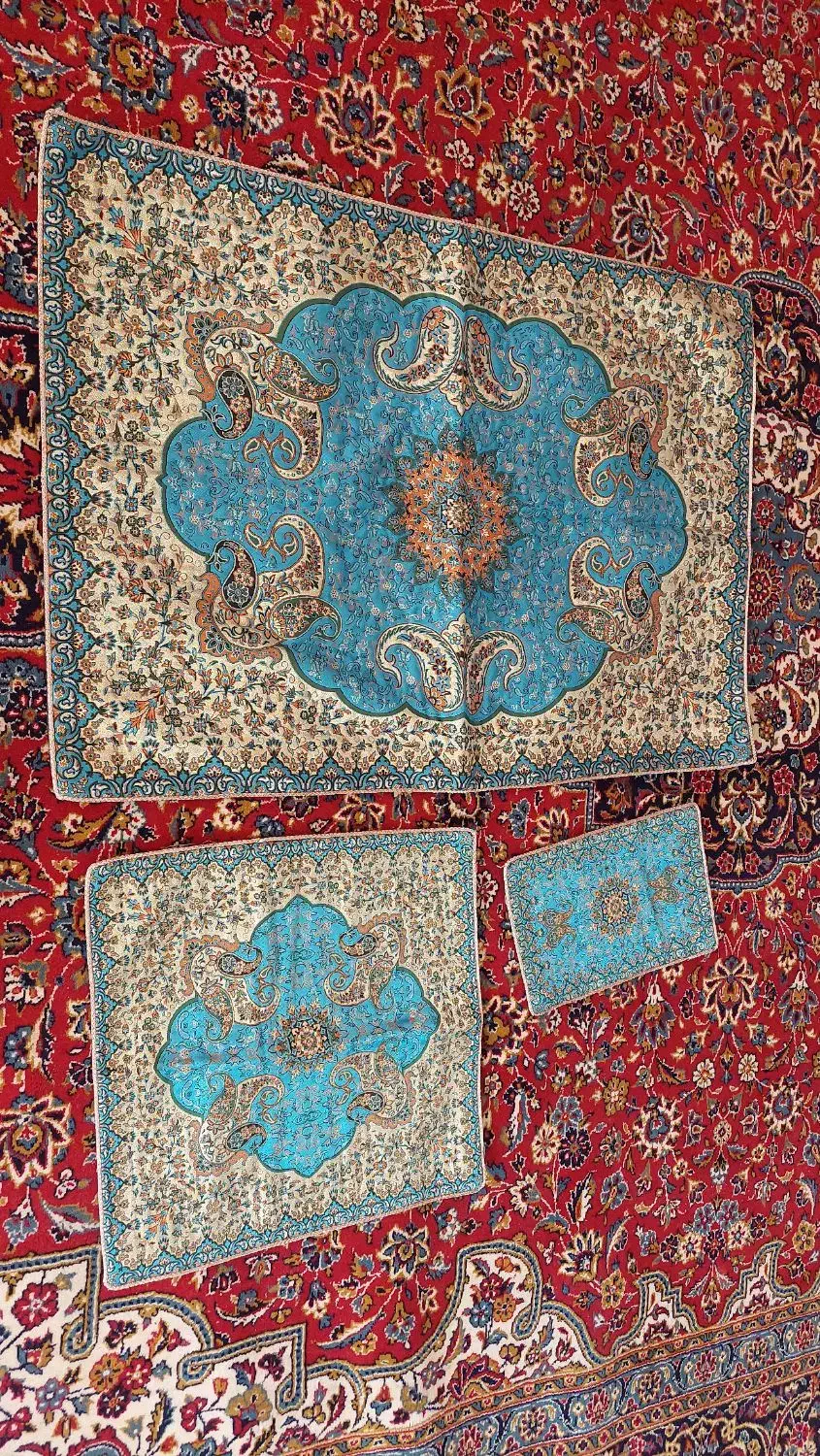 رومیزی یا سجاده ترمه|پرده، رانر، رومیزی|شیراز, احمدآباد|دیوار