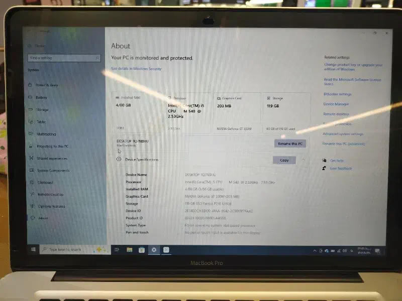 لپتاب مک بوک ۲۰۱۱ ، ۱۵ اینچ|رایانه همراه|تهران, جردن|دیوار