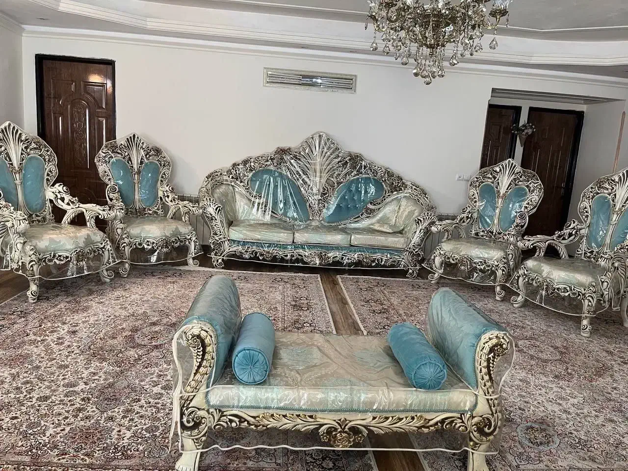 مبل مصری ۹نفره|مبلمان خانگی و میز عسلی|پاکدشت, پاکدشت (مامازند)|دیوار