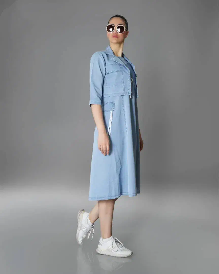 کت و سارافون جین|کفش و لباس بچه|همدان, |دیوار