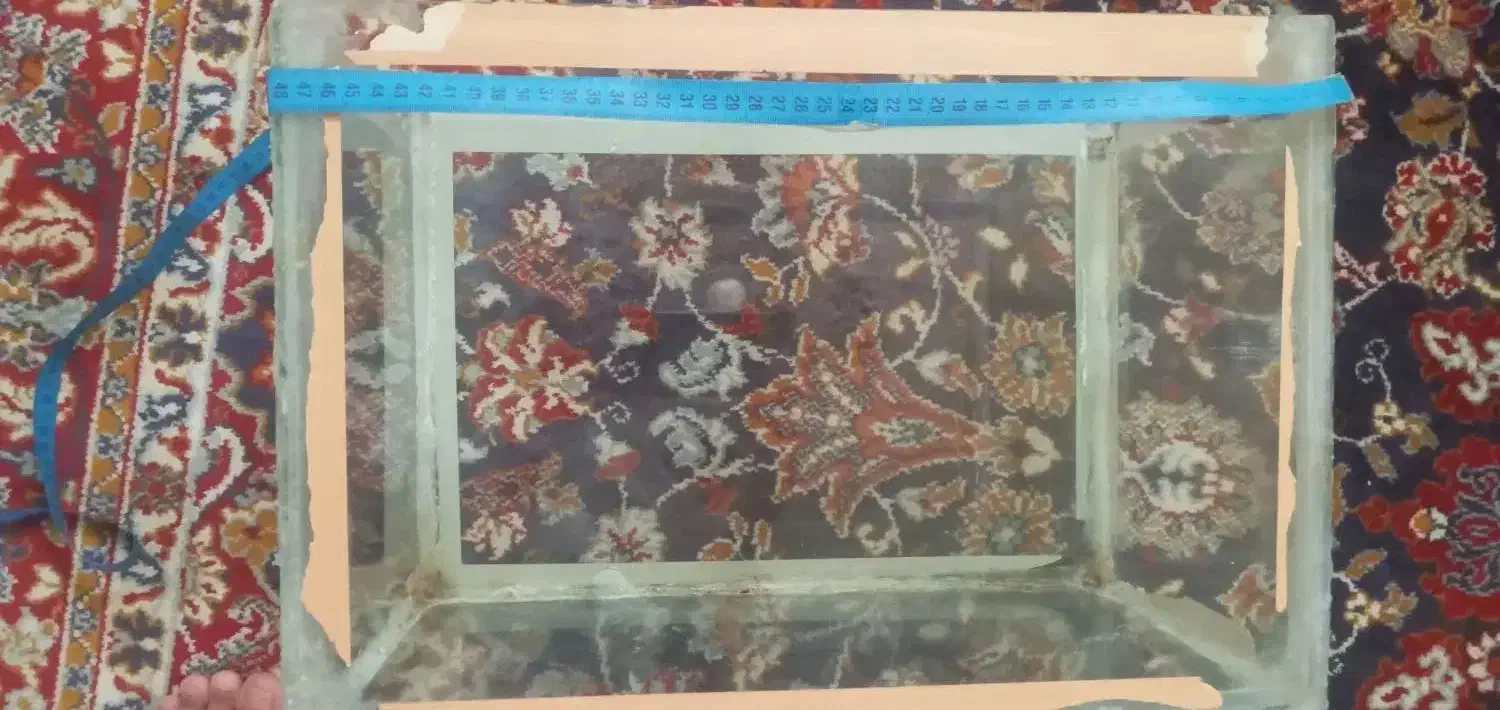 فروش  آکواریوم  سالم  به  ابعاد طول ۴۸  عرض ۳۳/۵|ماهی|اصفهان, حصه شمالی|دیوار