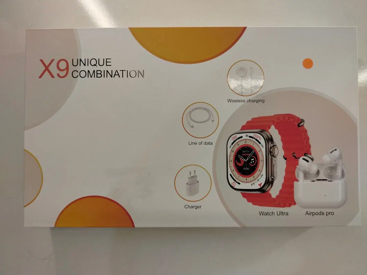 ساعت هوشمند یونیک و ایرپادUNIQE COMBINATION X9پلمپ|ساعت|گنبد کاووس, |دیوار