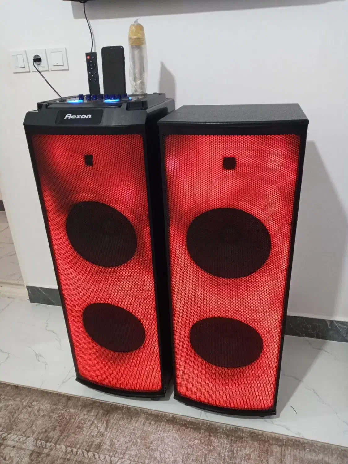 اسپیکر دیجی رقص نور دار|سیستم صوتی خانگی|تاکستان, |دیوار