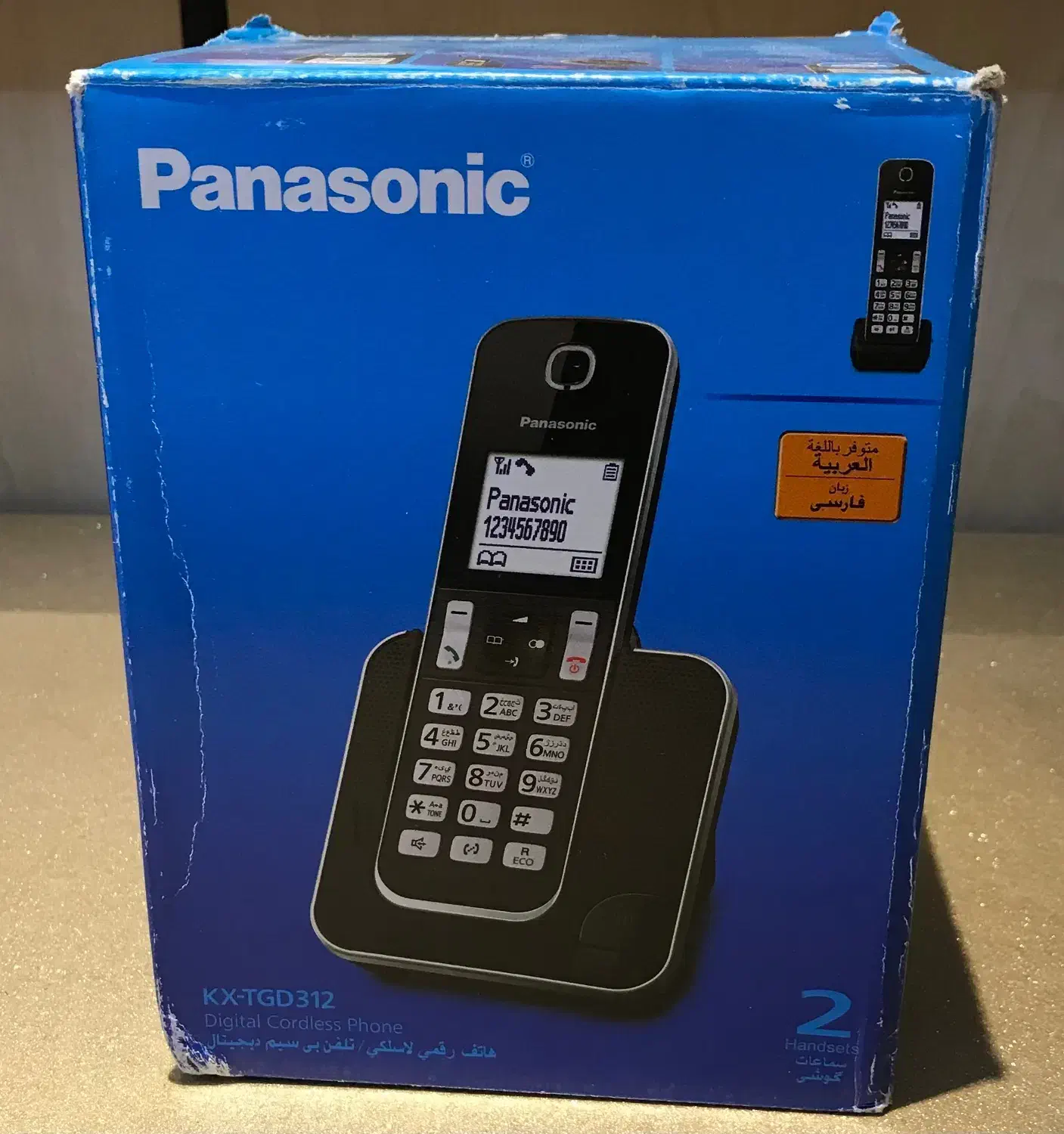 تلفن بی سیم پاناسونیک مدل KX-TGD312|تلفن رومیزی|ری, دولتآباد|دیوار