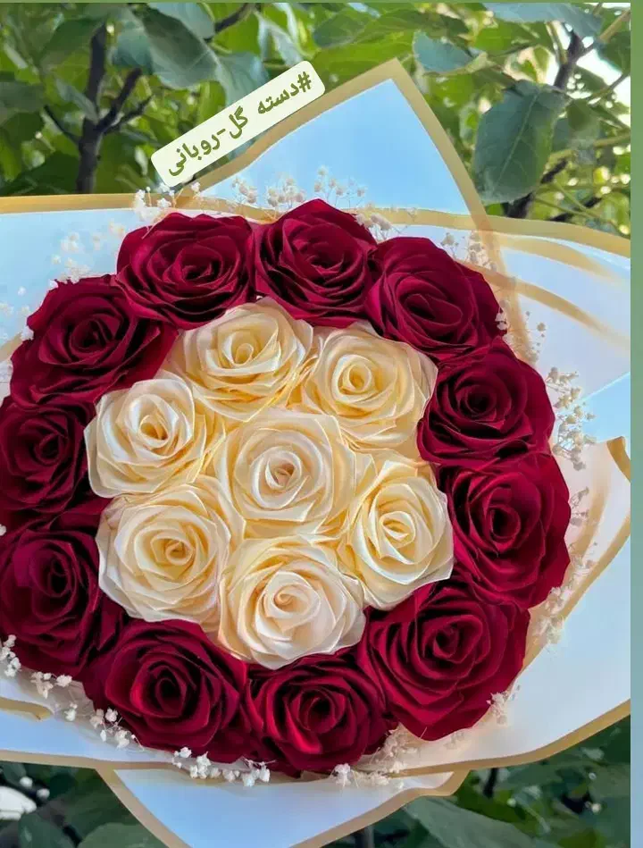 دسته گل روبانی و انواع باکس گل|گل مصنوعی|گرگان, |دیوار