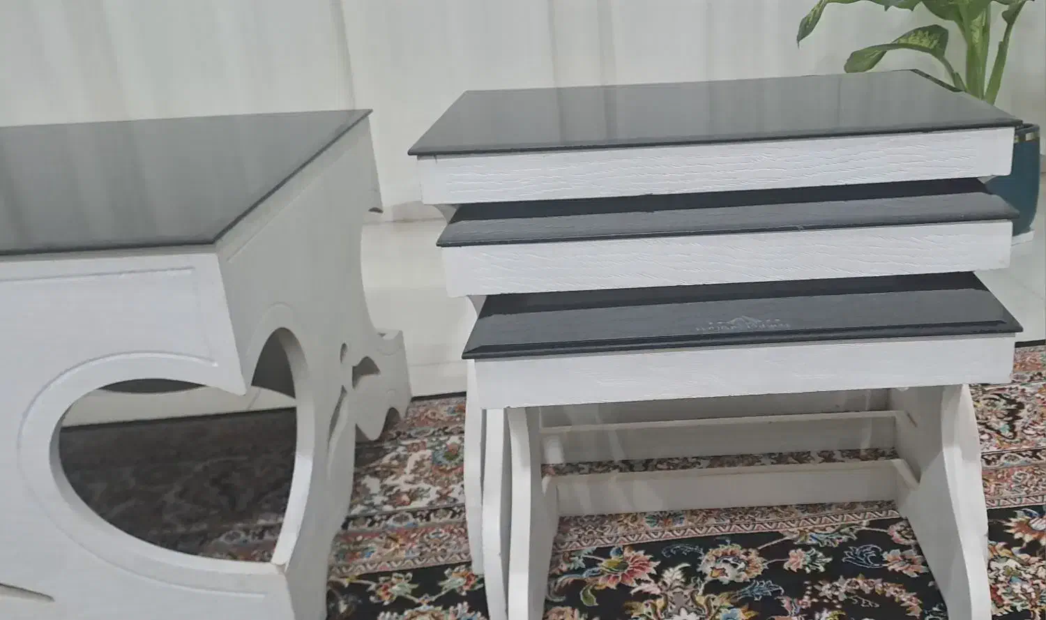 جلومبلی نو بدون زدگی و آیینه و کنسول|مبلمان خانگی و میز عسلی|ایلام, |دیوار