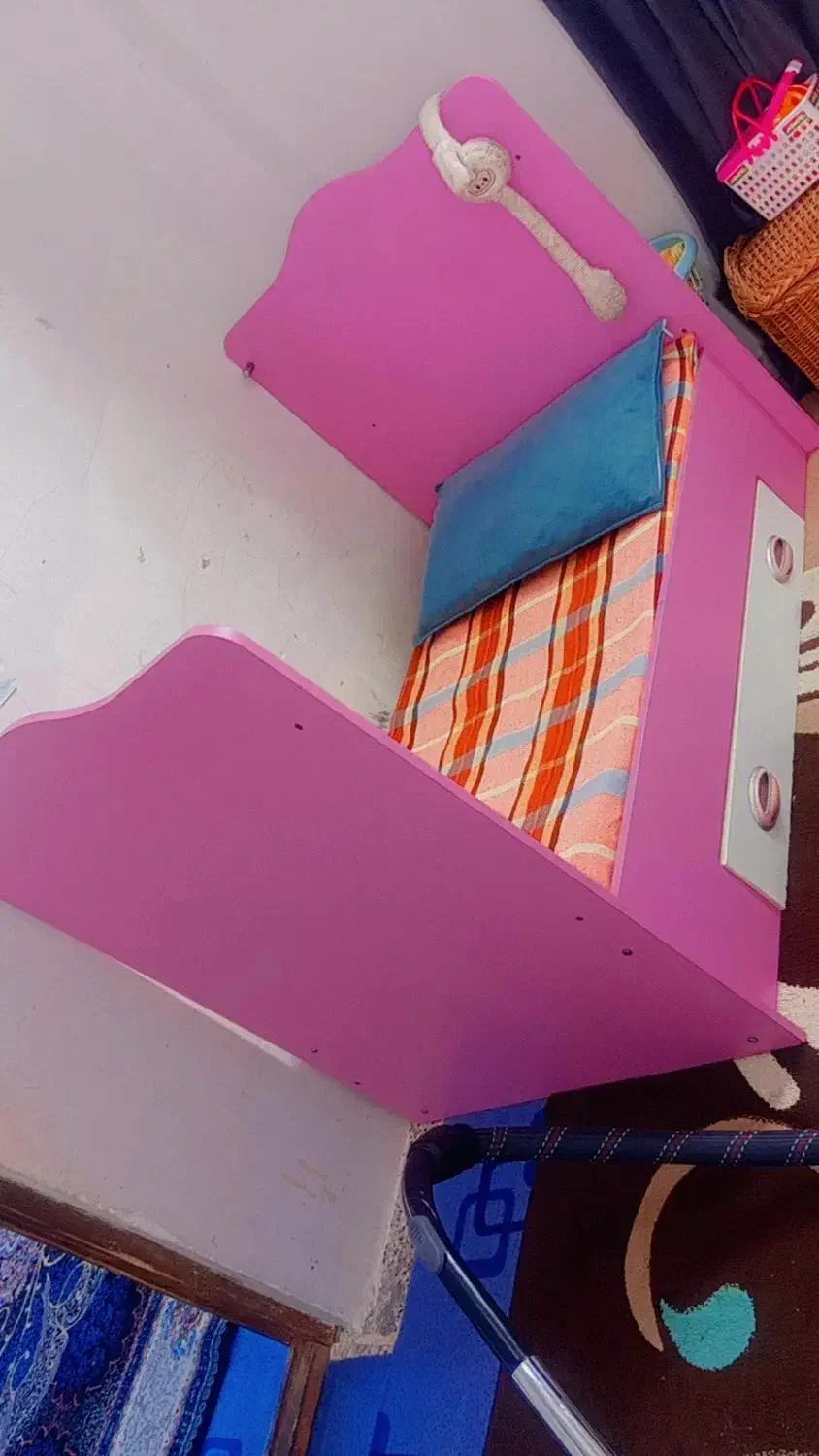 دو تخت همراه تشک|تخت و سرویس خواب|آزادشهر, |دیوار