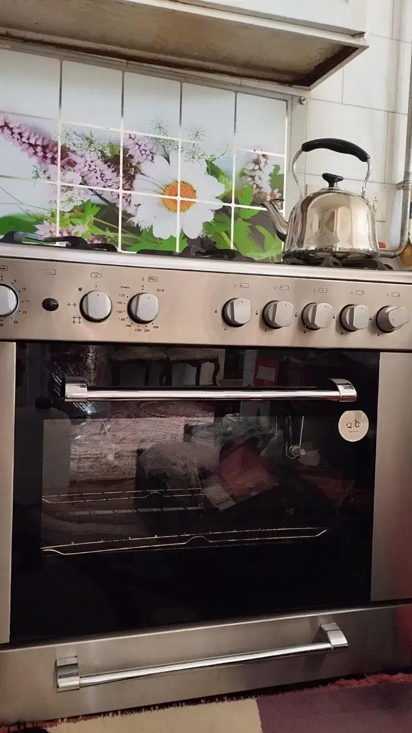 اجاق گاز فر تمام استیل|اجاق گاز و لوازم برقی پخت‌وپز|میانه, |دیوار