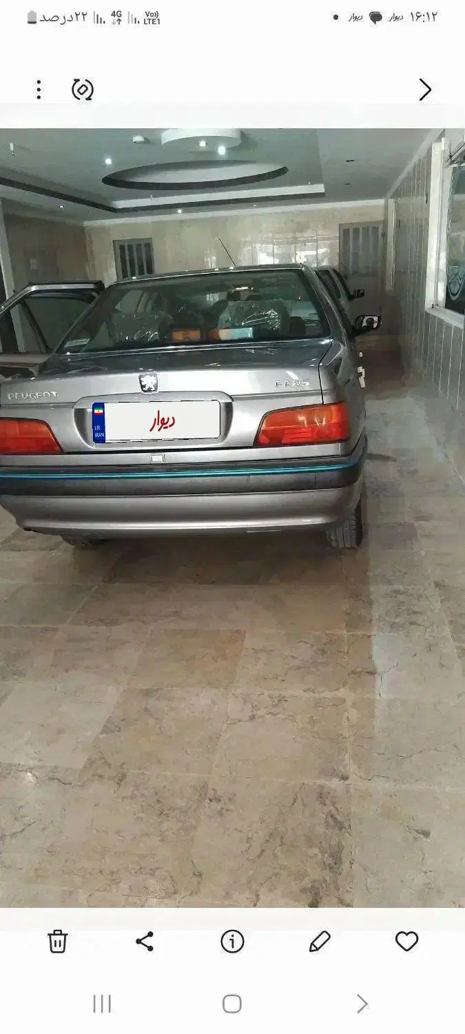 پژو پارس اتوماتیک کارخانه ۹۱|خودرو سواری و وانت|تهران, هروی|دیوار