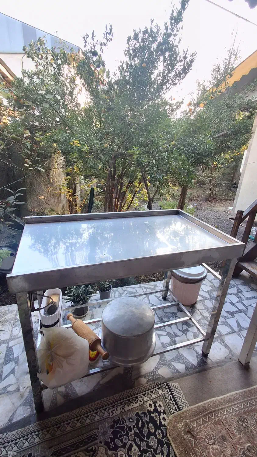 میز استیل نگیر شعله دار|کافی‌شاپ و رستوران|سنگر, |دیوار