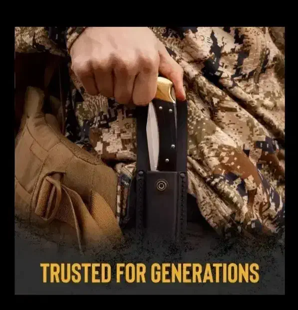 چاقوی آمریکایی طلایی اصلی حک‌دار و با فاکتور معتبر|کوهنوردی و کمپینگ|مسجد سلیمان, |دیوار