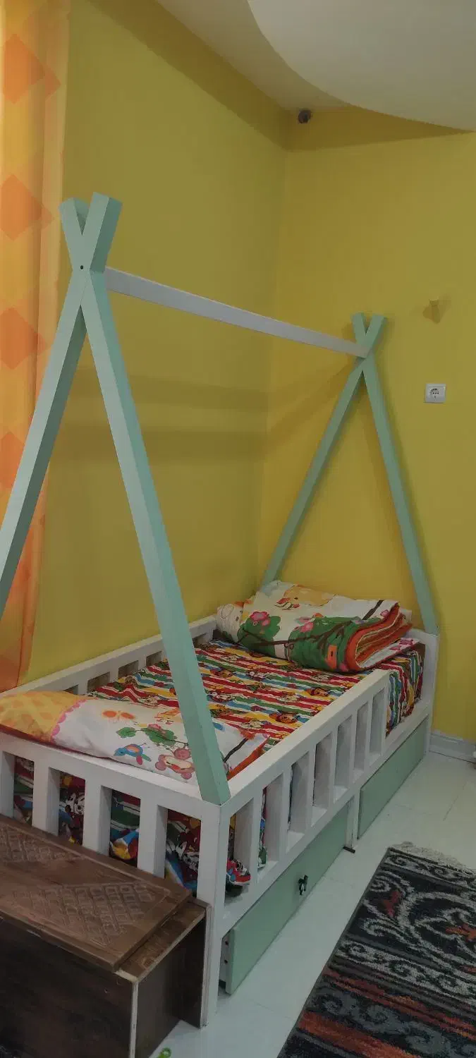 تخت کودک و نوجوان|تخت و سرویس خواب|دزفول, |دیوار