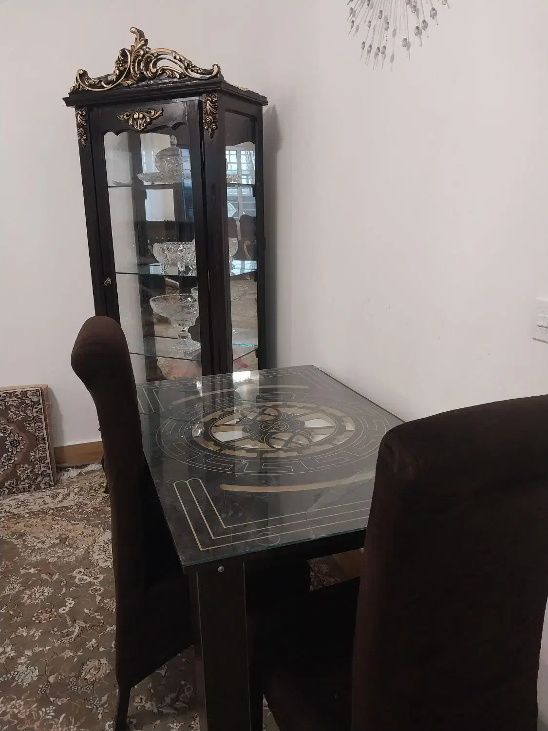 میز وبوفه کار کرده|بوفه، ویترین، کنسول|رزن, |دیوار