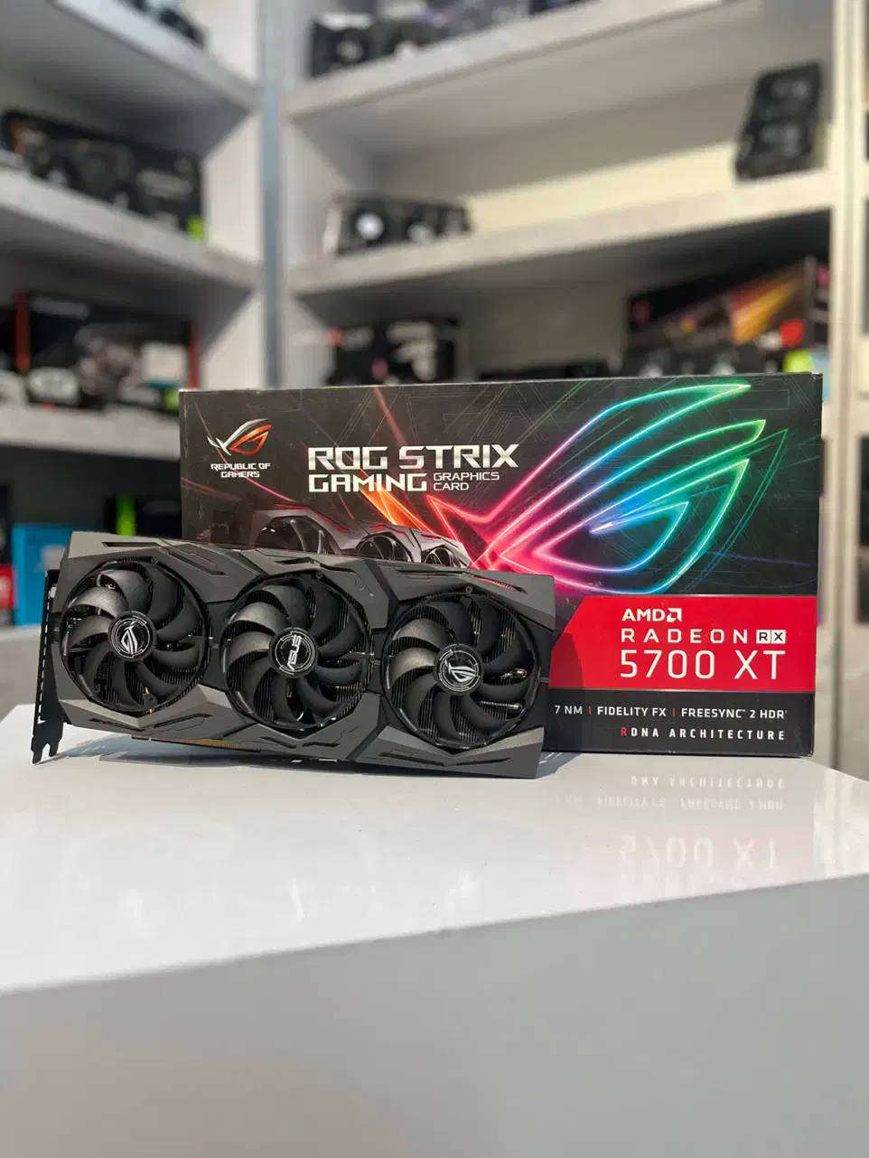 کارت گرافیک ASUS ROG RX 5700Xt 8G|قطعات و لوازم جانبی رایانه|مشهد, ارشاد|دیوار