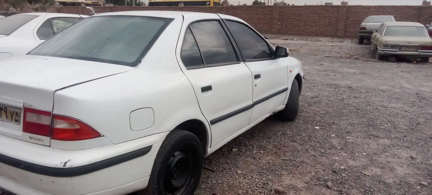 سمند 85 Lx سفید|خودرو سواری و وانت|بم, |دیوار