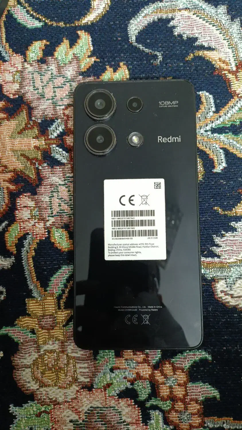 گوشی شیامی NOT13|موبایل|ری, هاشم‌آباد|دیوار