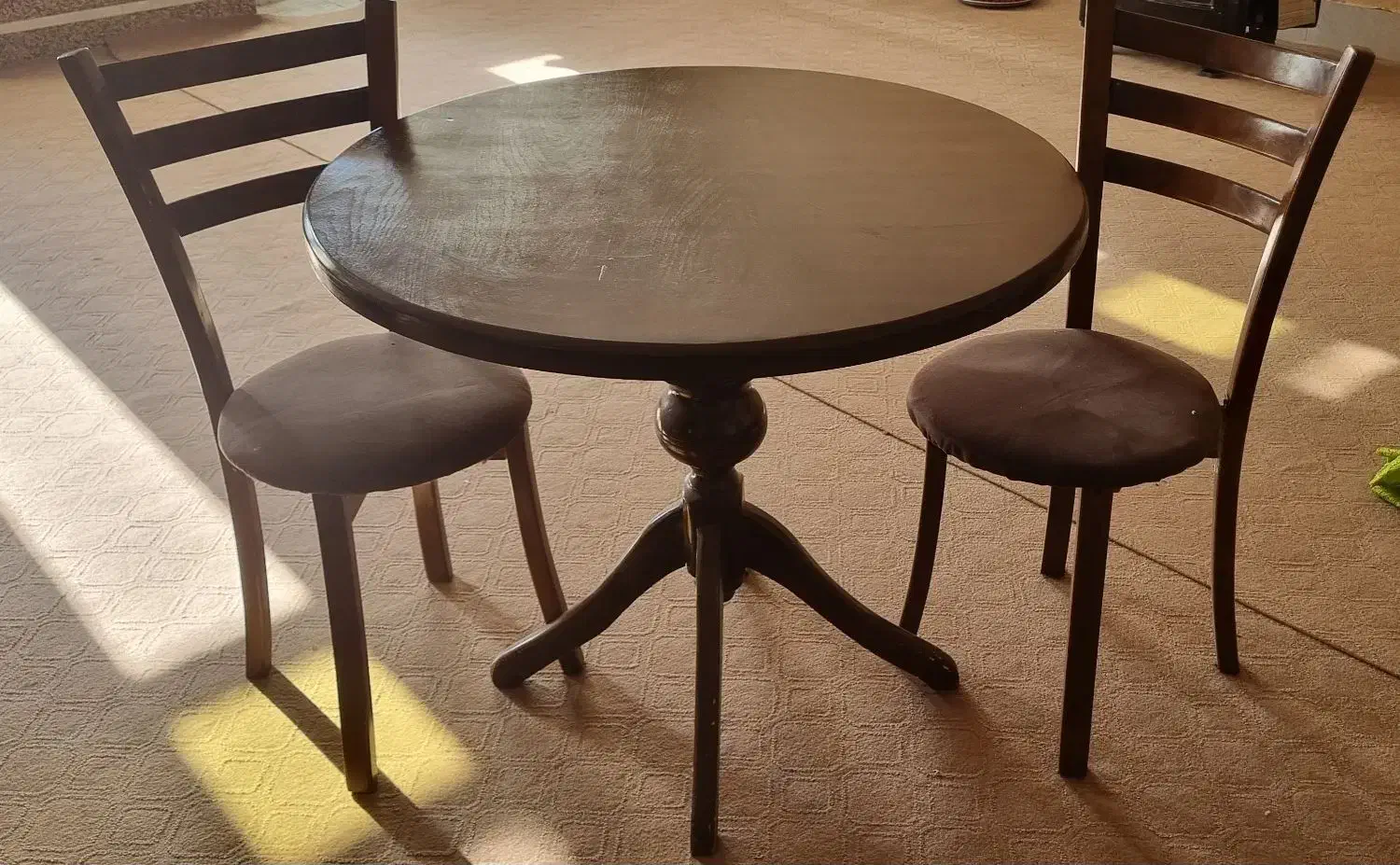 میز و صندلی تمام چوب|میز و صندلی غذاخوری|دورود, |دیوار