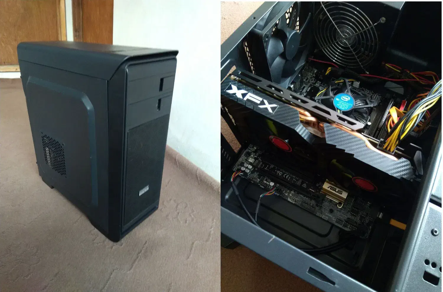 کامپیوتر کیس گیمینگ در حد همراه با بازی|رایانه رومیزی|آمل, |دیوار