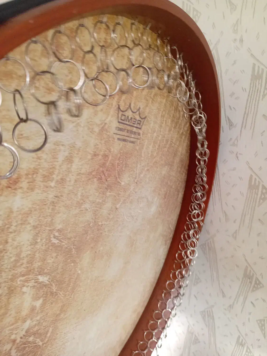 دف سما مدل رمو|سازهای سنتی|رشت, امین الضرب|دیوار