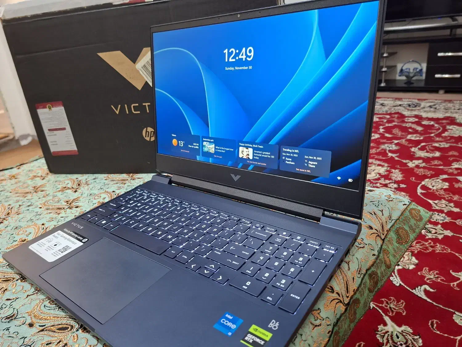HP Victus 12450H / RTX 3050/ 1TB SSD نو با گارانتی|رایانه همراه|تهران, چیتگر شمالی|دیوار