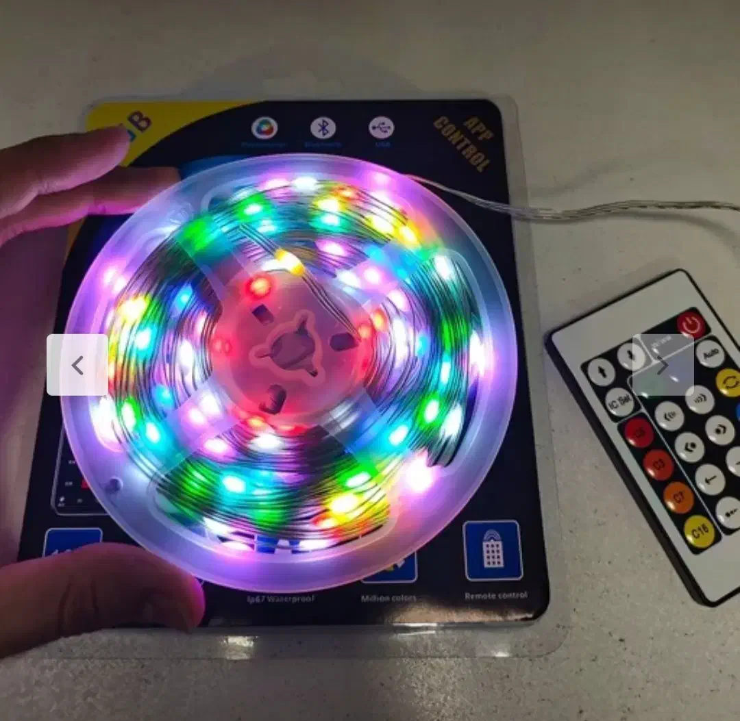 ریسه RGB.       ولت ۵|ریسه و چراغ تزئینی|مشهد, تربیت (صدف)|دیوار