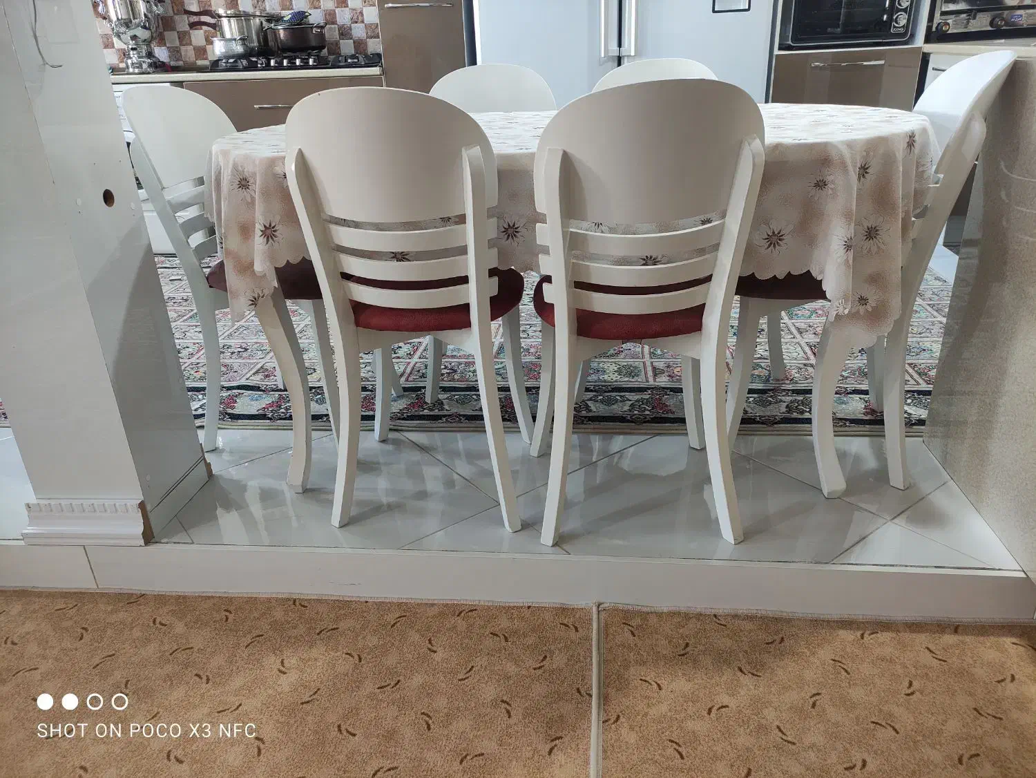 میز نهار خوری 6 نفره|میز و صندلی غذاخوری|کامیاران, |دیوار