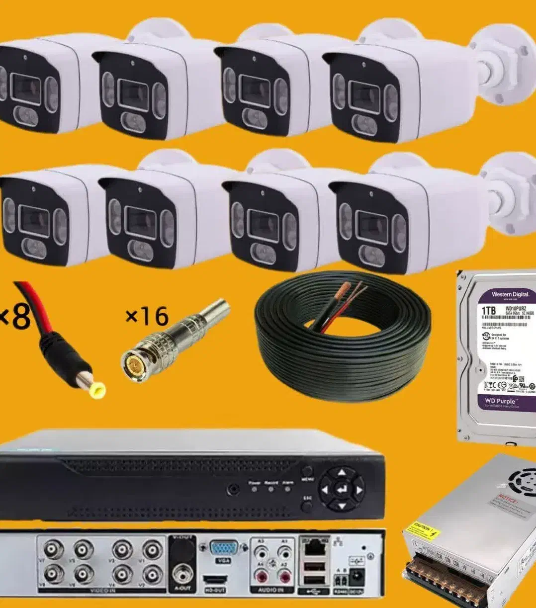 دوربین‌ مداربسته// بارزولوشن بالا قابلیت‌های برتر*|دوربین مداربسته|مریوان, |دیوار