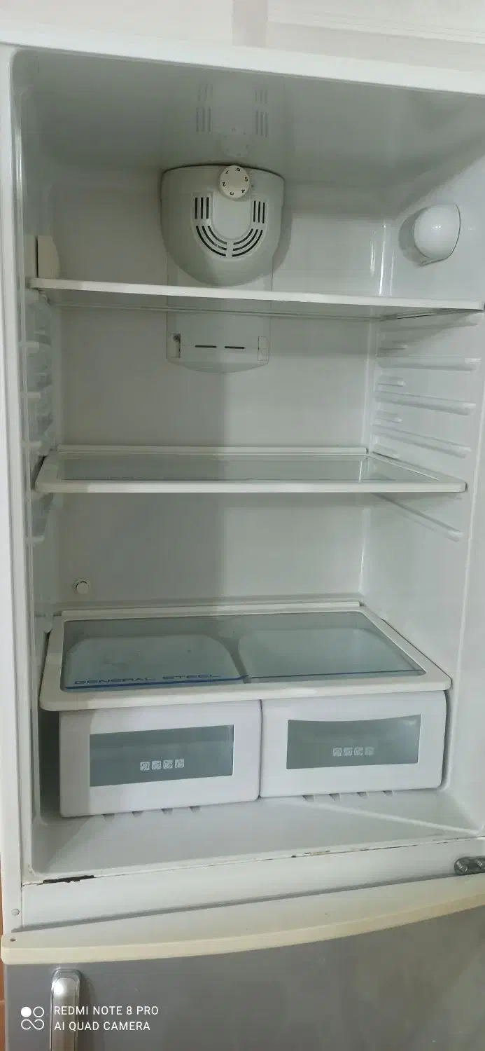 یخچال جنرال استیل نقره ای|یخچال و فریزر|بوکان, |دیوار