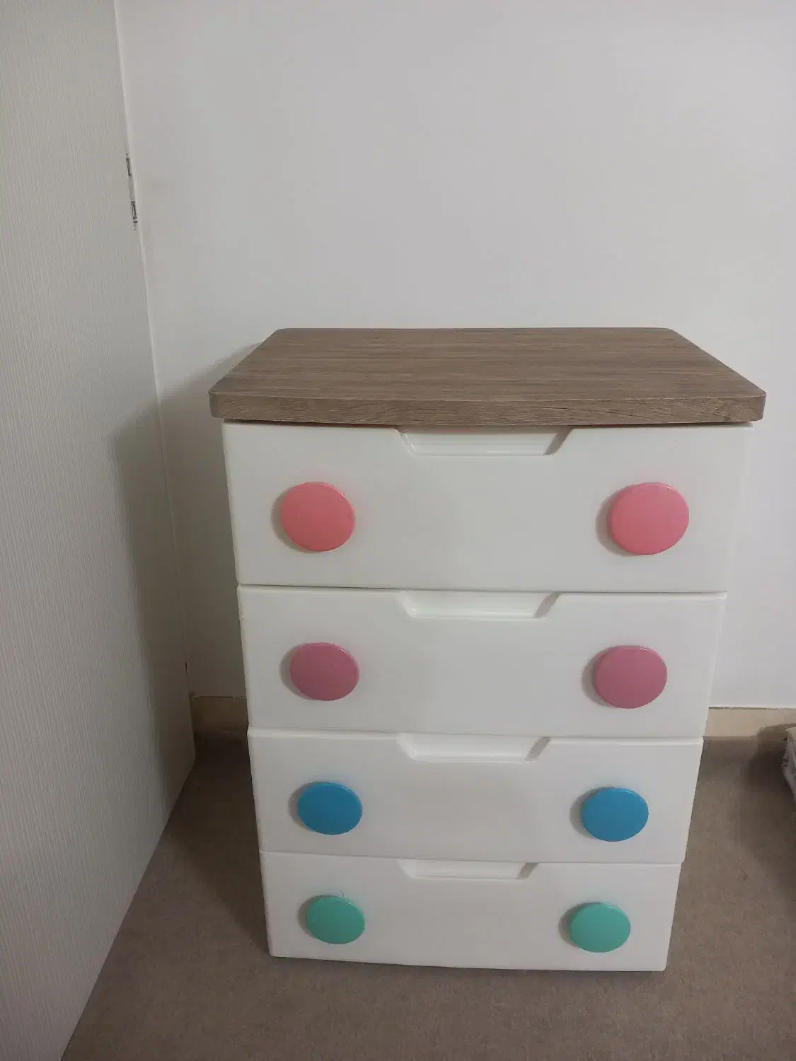 فایل ۴ کشو نو از جنس pvcفشرده|جاکفشی، کمد، دراور|مزرعه کتول, |دیوار