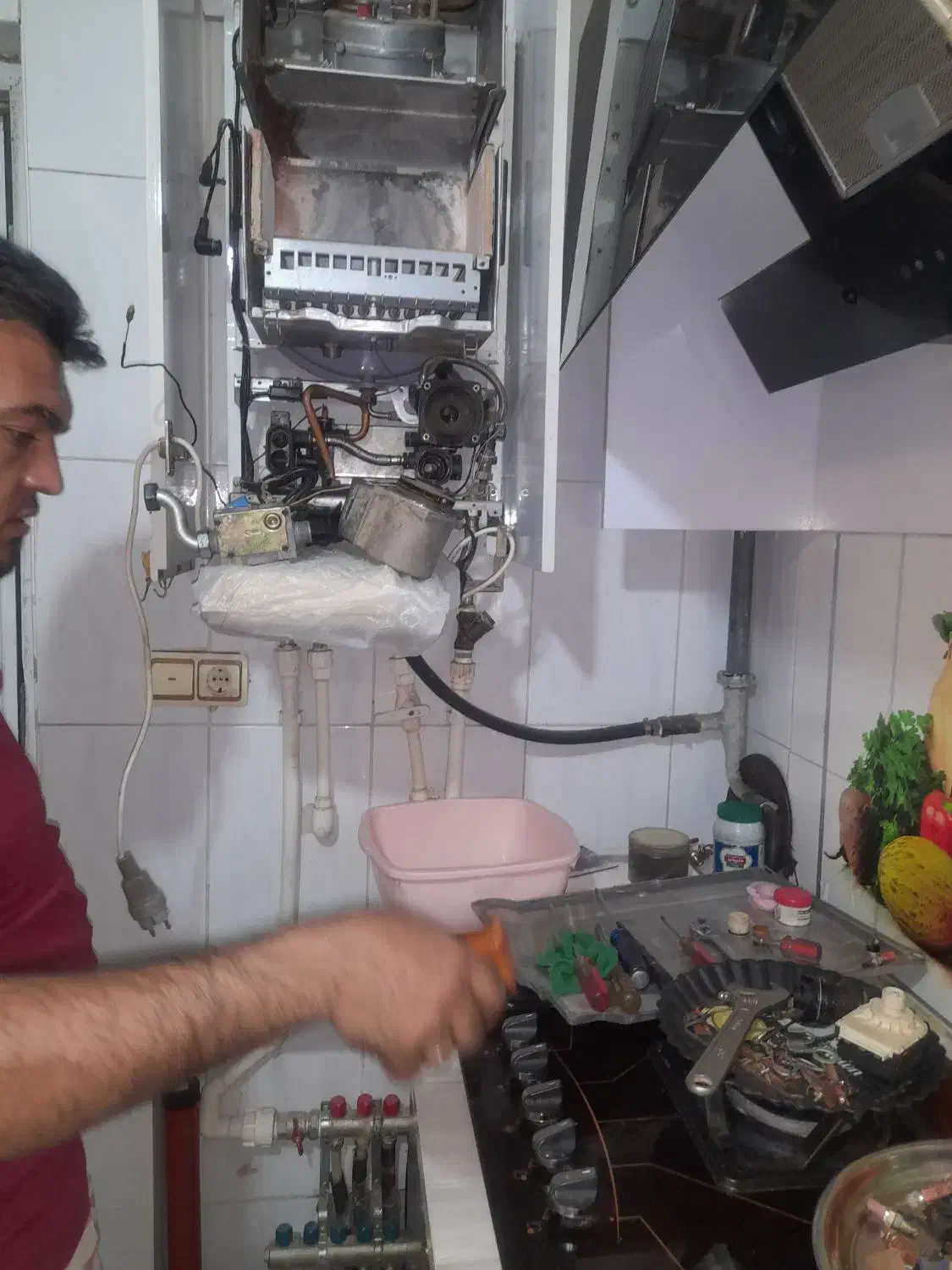 سرویس پکیج تضمینی|خدمات پیشه و مهارت|پرند, فاز ۵|دیوار