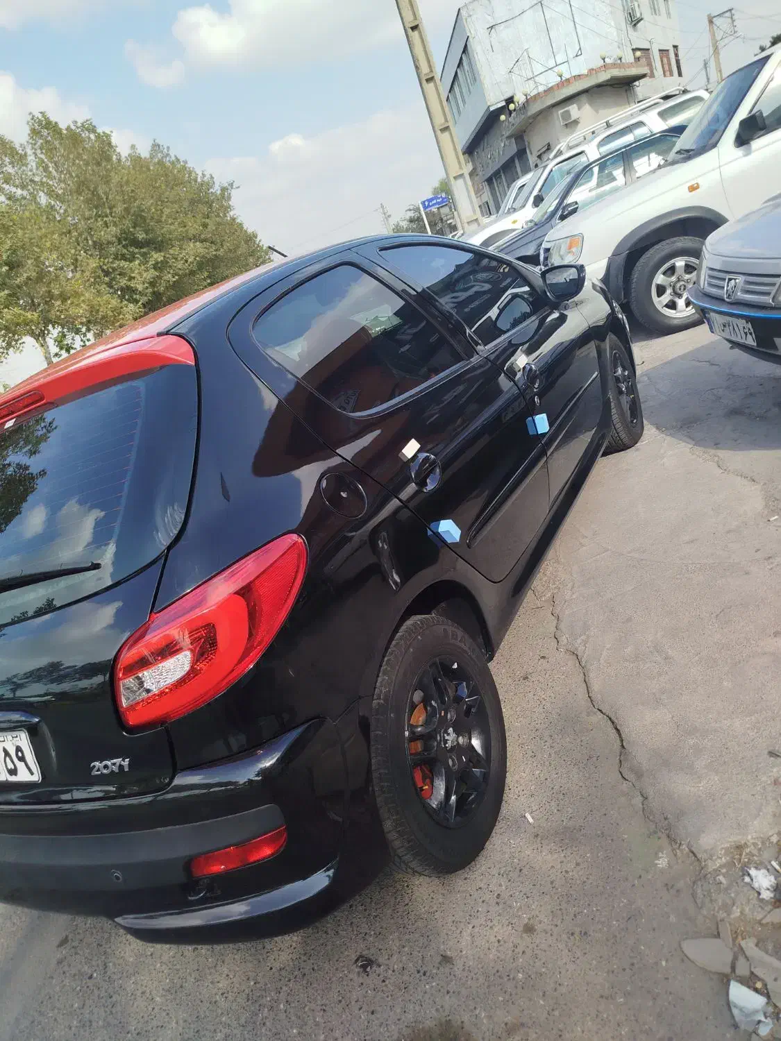 پژو۲۰۷ مشکی|خودرو سواری و وانت|گرگان, |دیوار