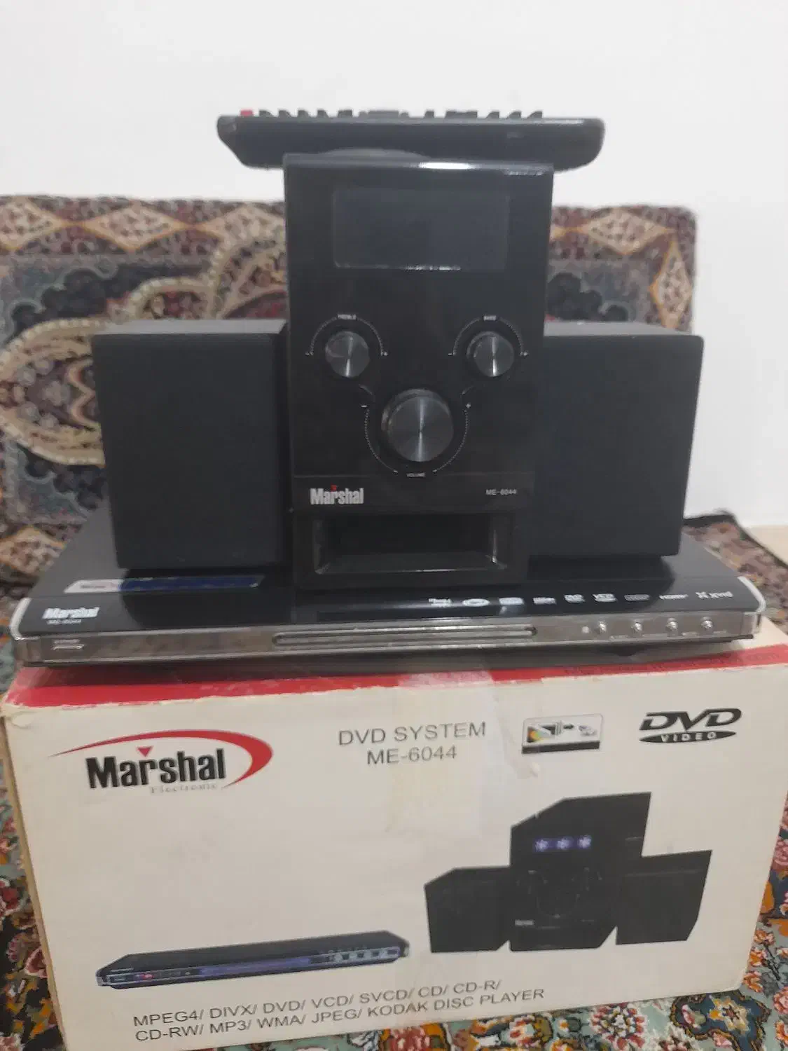 دی وی دی مارشال مدل سی دی خور فلش خور با اسپیکر|پخش‌کننده DVD و ویدیو|فردیس, شهرک ارم|دیوار